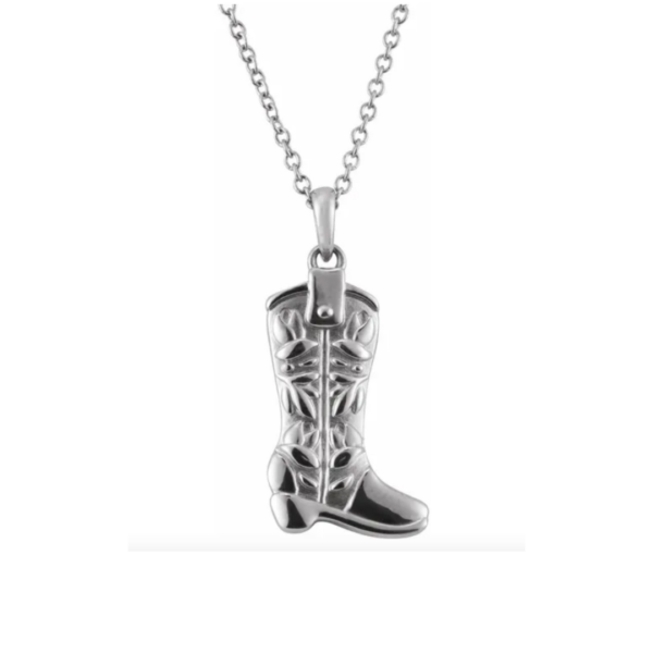 14K Western Boot Necklace - Image 3