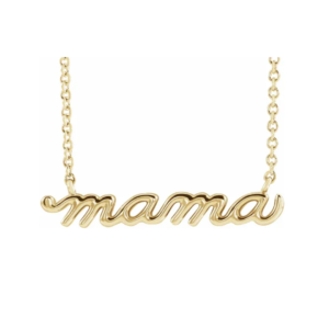 14K "Mama" Necklace
