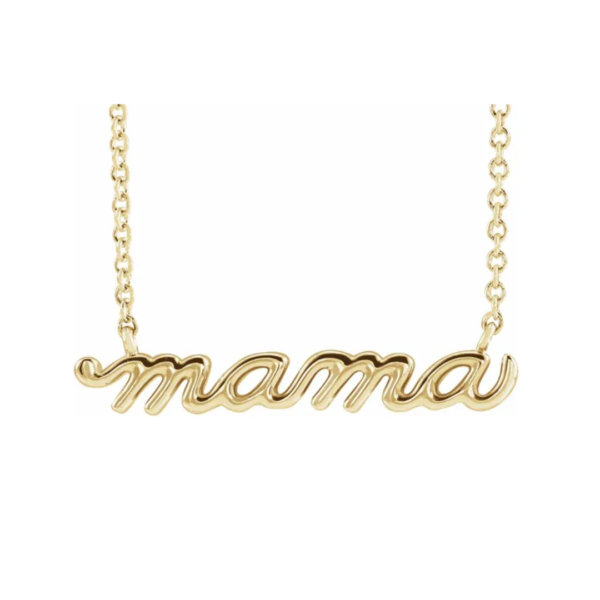 14K "Mama" Necklace
