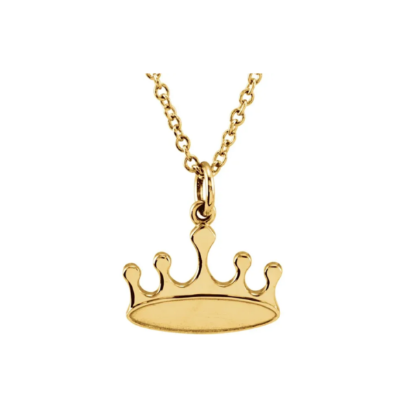 Tiny Crown Necklace