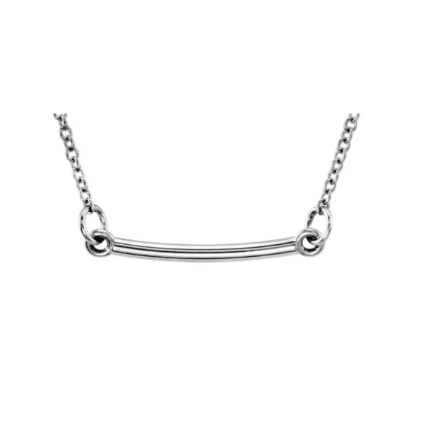 Tiny Bar Necklace - Image 2