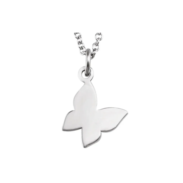 Tiny Butterfly Necklace - Image 2