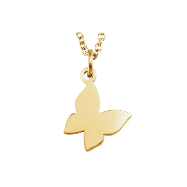 Tiny Butterfly Necklace