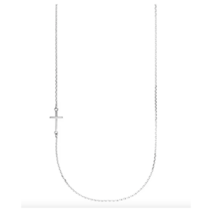 Sideways Cross Necklace