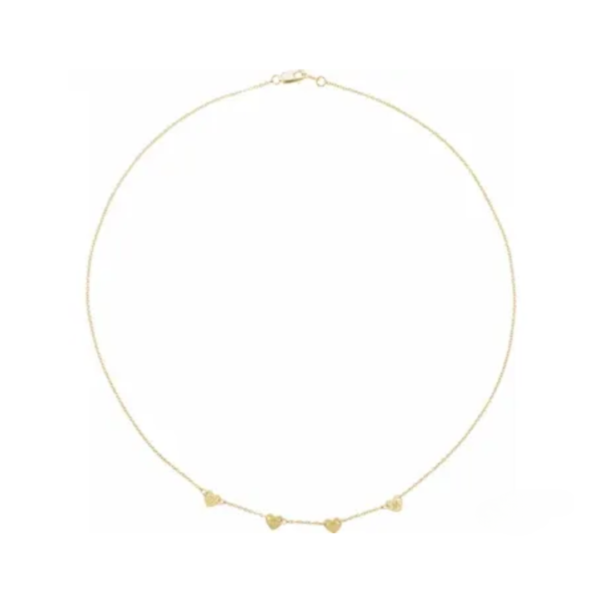 14K Family Heart Necklace - Image 2