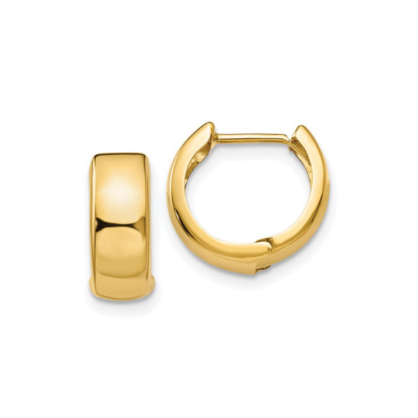 14K Gold Huggies