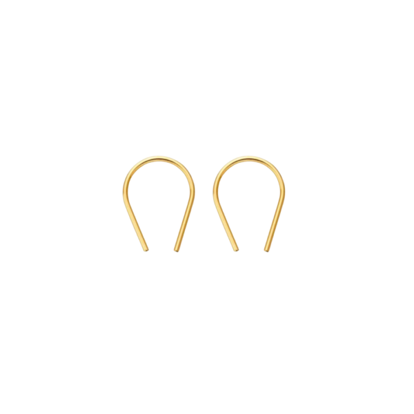 Horseshoe Hoop Earrings