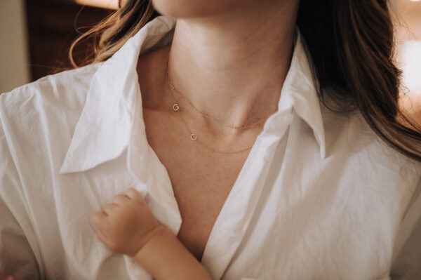 14K Initial Necklace - Image 2