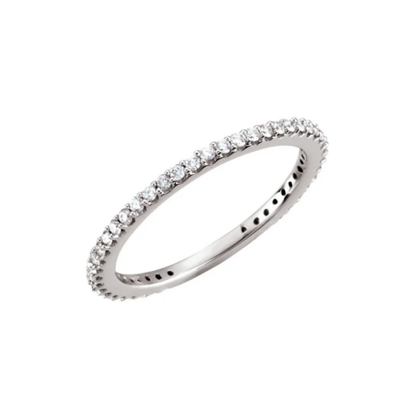 14K and 1/3 CTW Natural Diamond Stackable Ring - Image 3