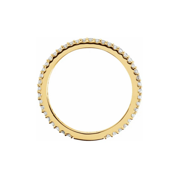 14K and 1/3 CTW Natural Diamond Stackable Ring - Image 2