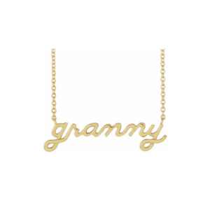 14K "Granny" Necklace