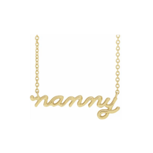 14K "Nanny" Necklace