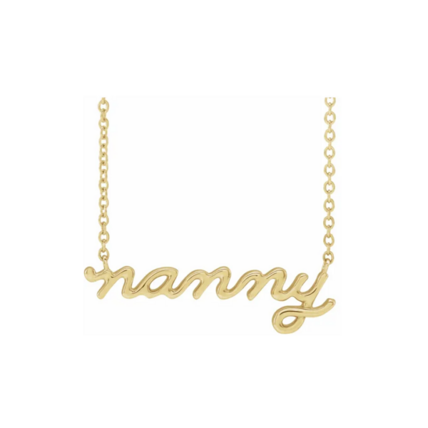 14K "Nanny" Necklace
