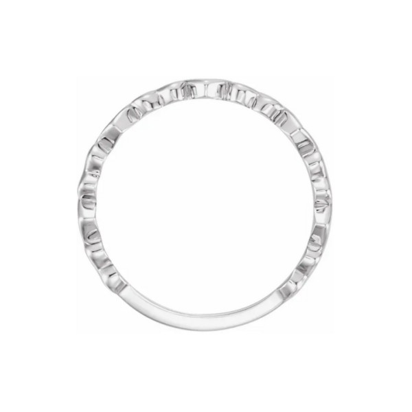 Sterling Silver Connecting Hearts Ring - Image 2