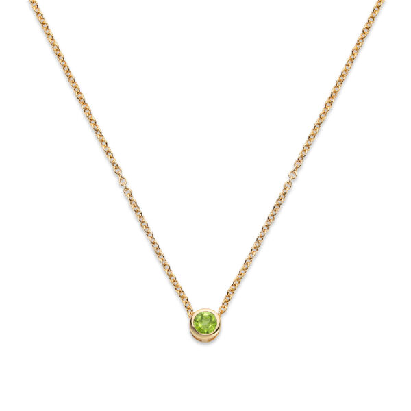 Bezel Birthstone Necklace - Image 9