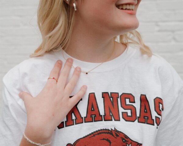 Bezel Birthstone Necklace - Image 14