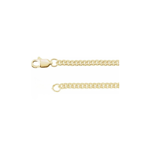 14K Gold-Filled Curb Necklace - Image 2