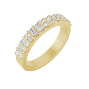 14K Yellow 1/2 CTW Lab-Grown Diamond Anniversary Band