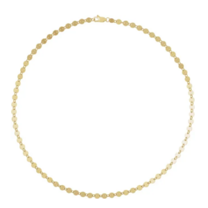 14K Yellow Gold-Filled Mirror Chain Necklace